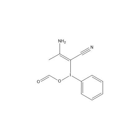 (E)-(2-氨基-1-氰基-1-丙烯-1-基)(苯基)-l3-碘甲酸酯