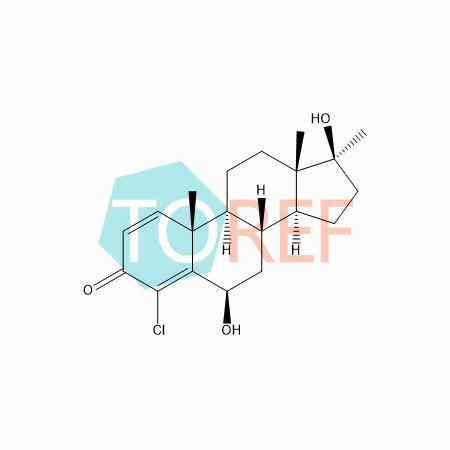 4-氯-6β，17β-二羟基-17α-甲基-1,4-雄甾二烯-3-酮